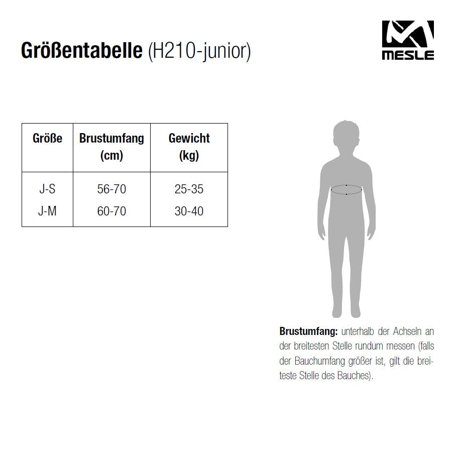Mesle Schwimmweste Kinder H210 Junior 25 - 40 kg | Aqua