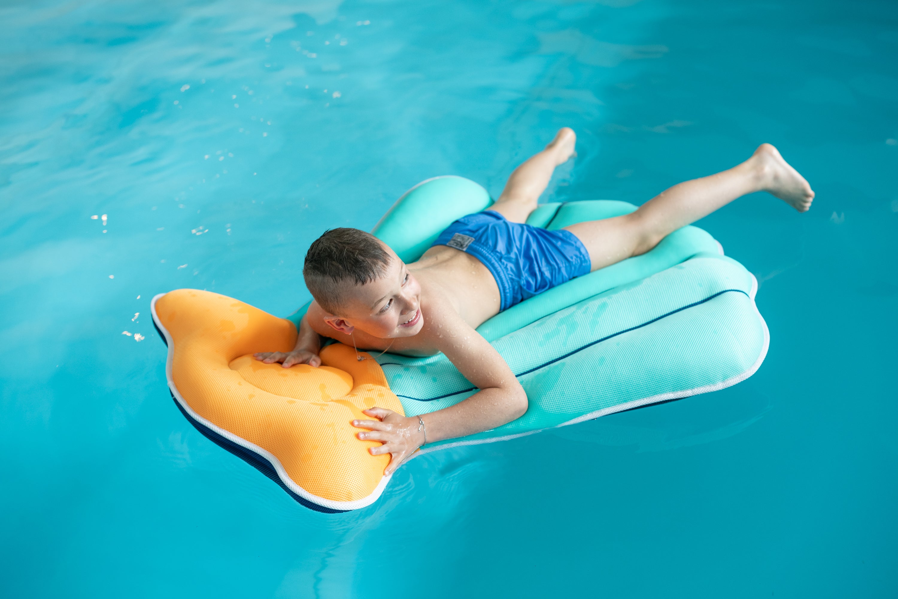 Westmann Pool Buddy Riesenmuschel türkis, orange