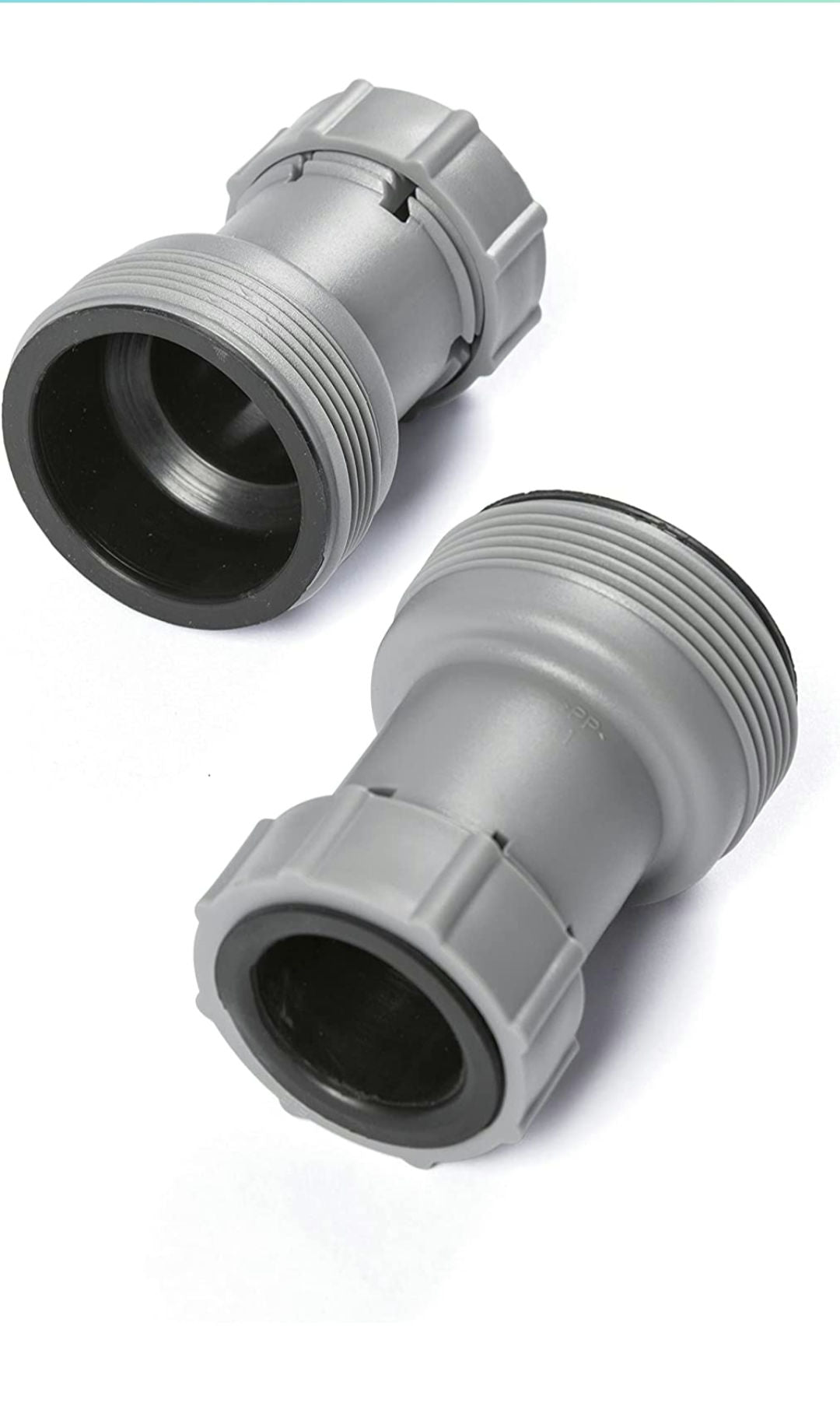 Bestway Flowclear Schlauchadapter für 38mm-Schläuche auf 32mm-Anschlüsse, Set
