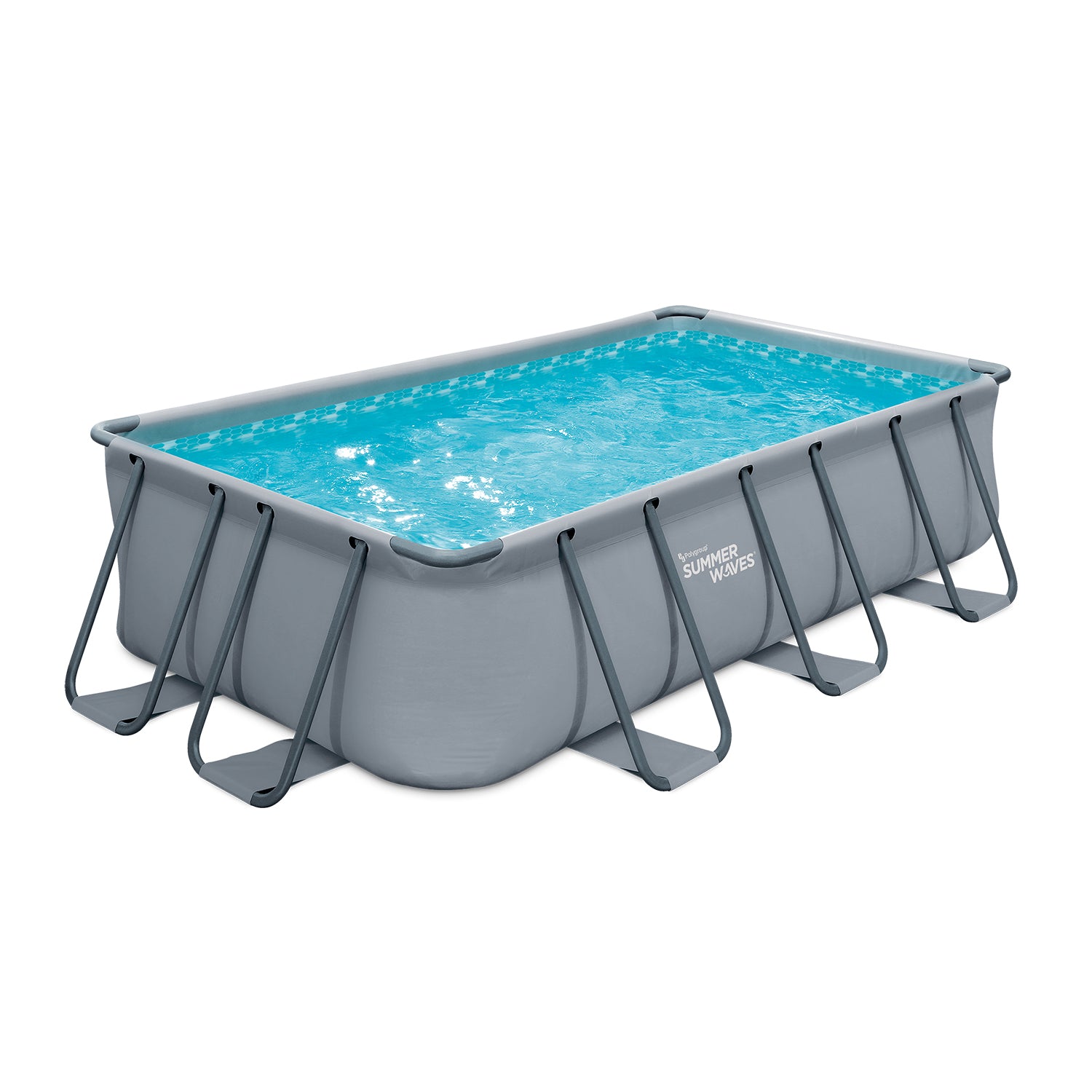 Summer Waves Elite Pool 400x200x100 cm Grau