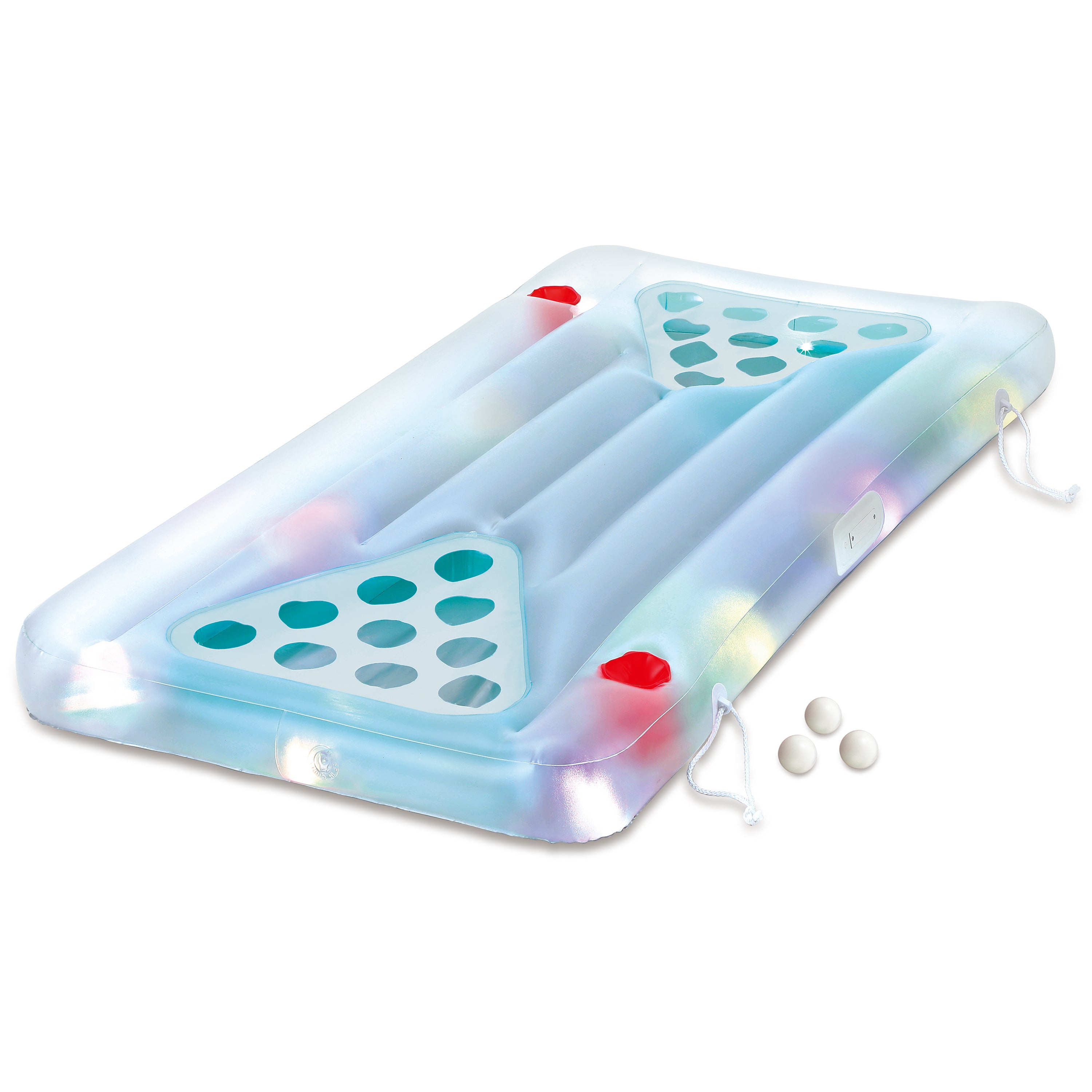Summer Waves Aqua Glow Bierpong-Luftmatratze inkl. LED-Funktion