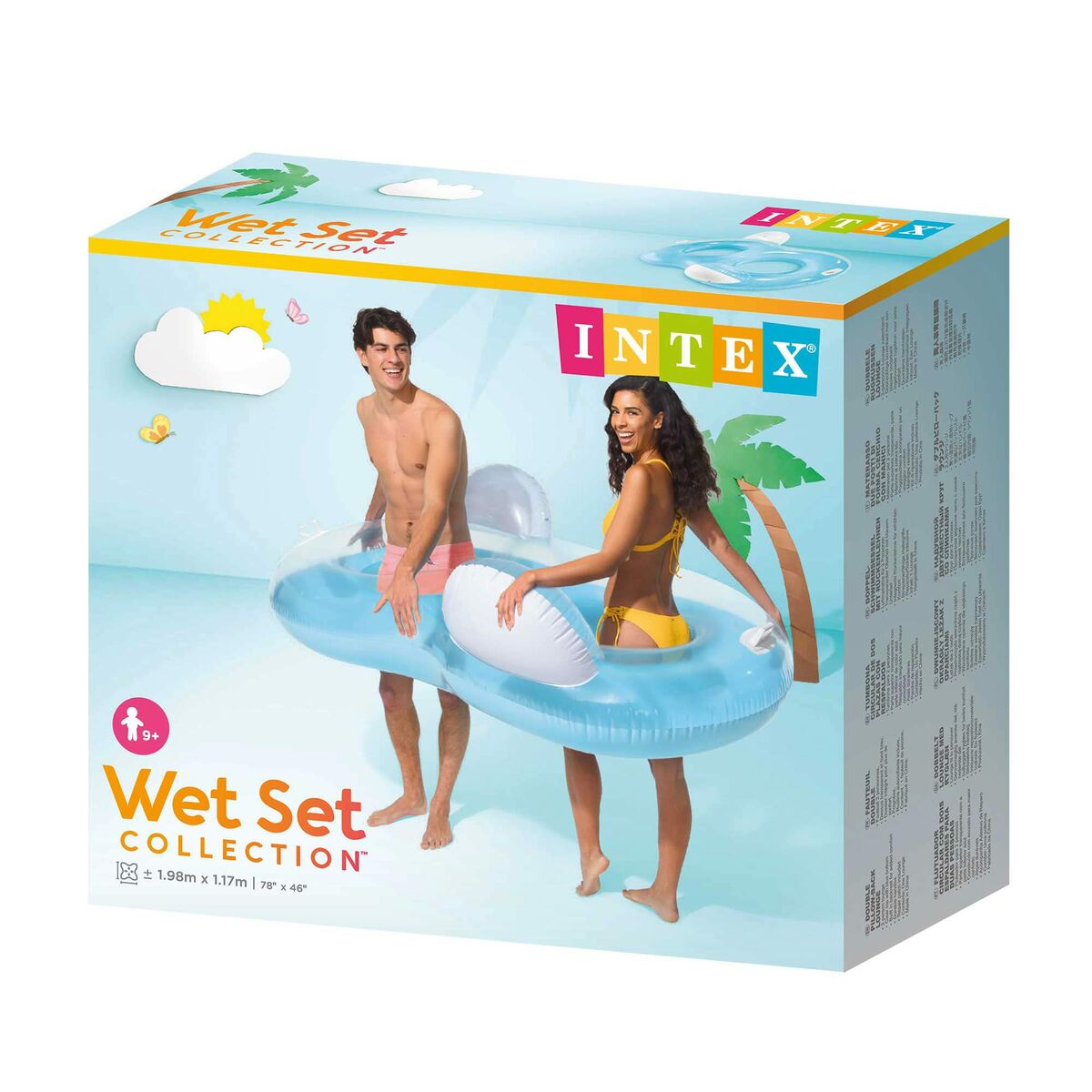 Luftmatratze Intex Eight Unterstützung 198 x 117 cm