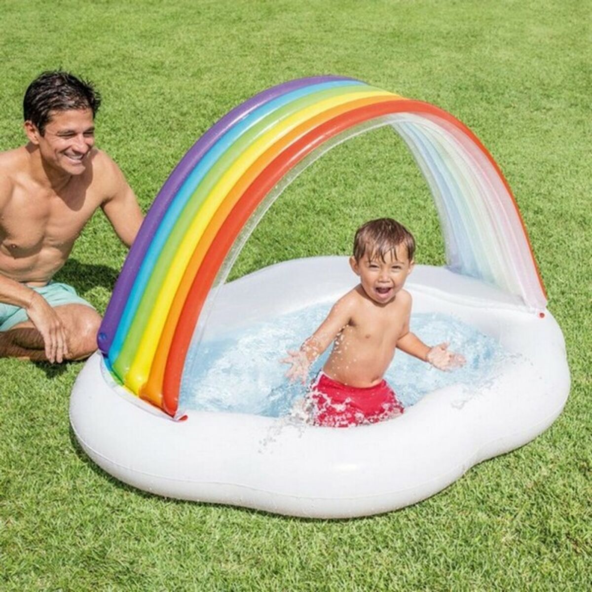 Aufblasbarer Pool Intex 82 L (142 x 119 x 84 cm)