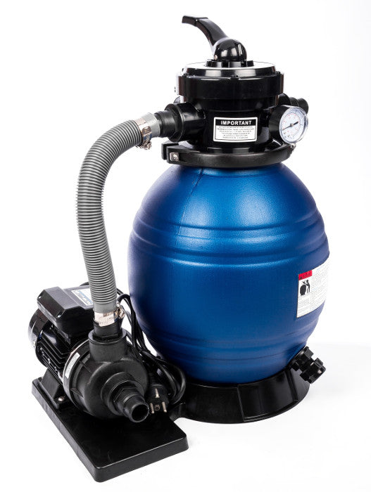 Sandfilteranlage blau