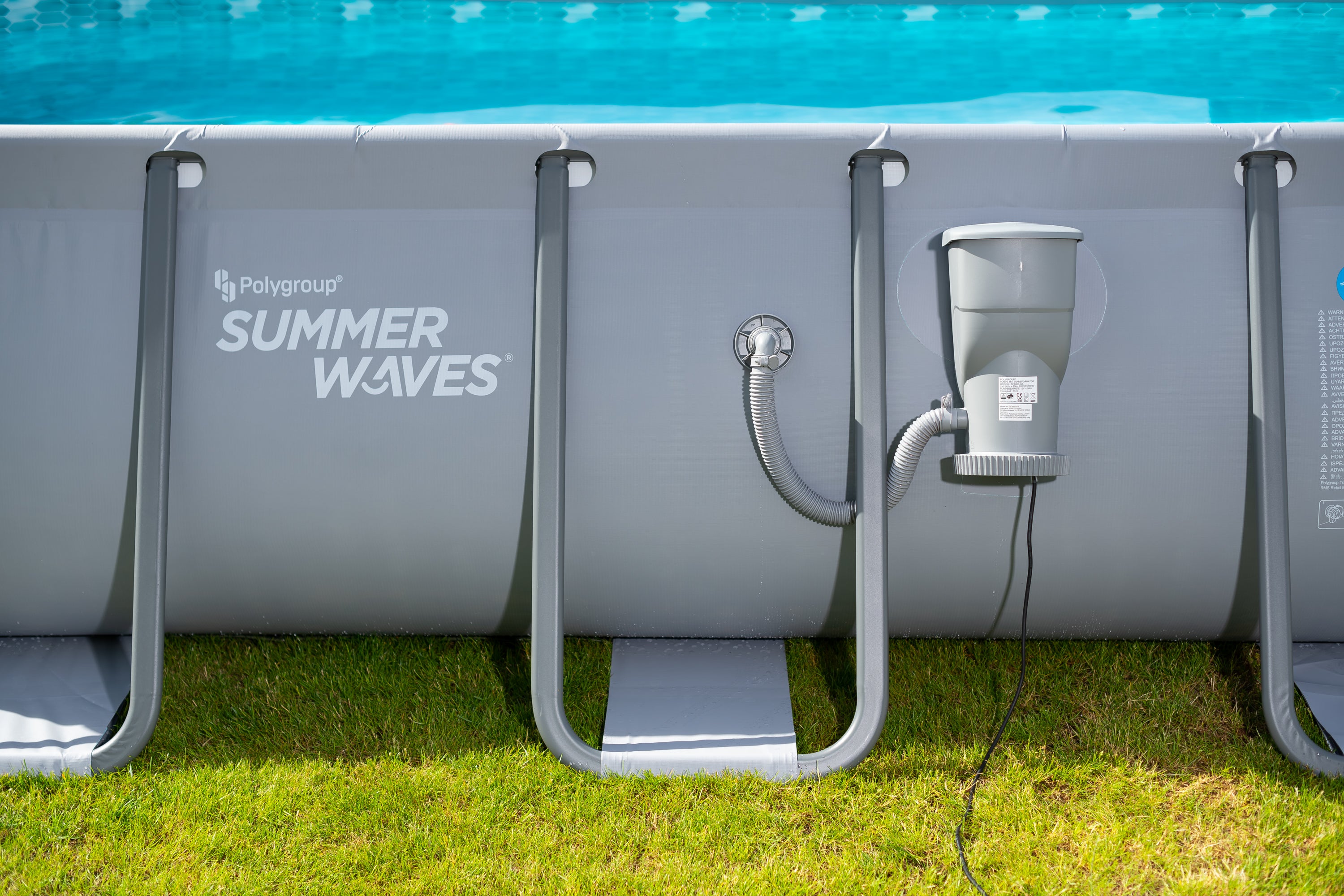 Summer Waves Elite Pool 400x200x100 cm Grau