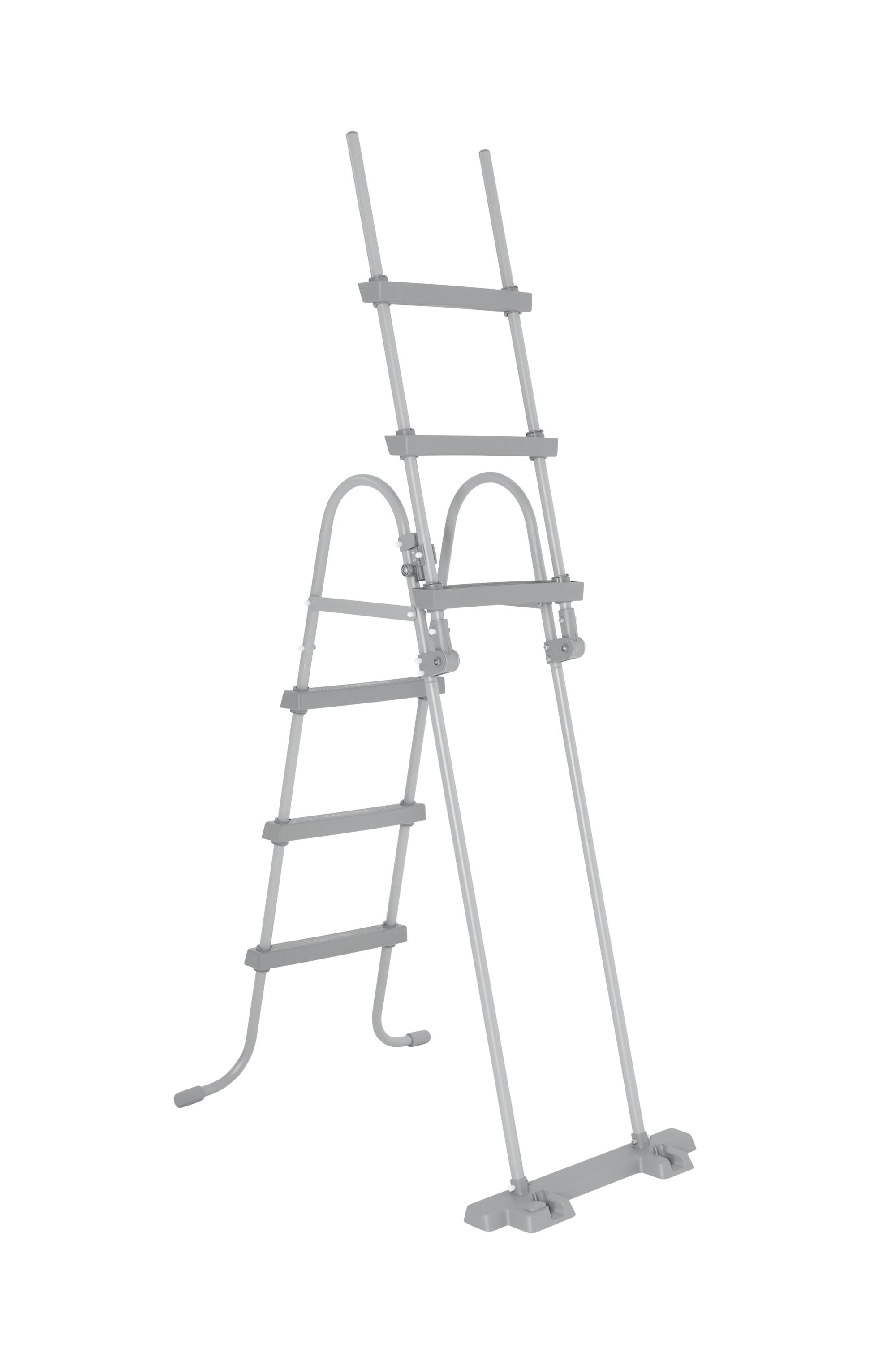 Sicherheitsleiter 3-Stufig hochgeklappt