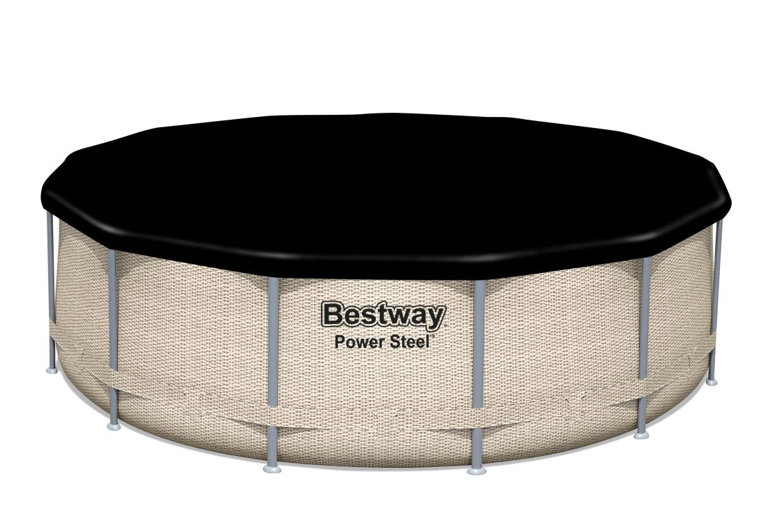 Bestway Power Steel Pool mit Abdeckplane