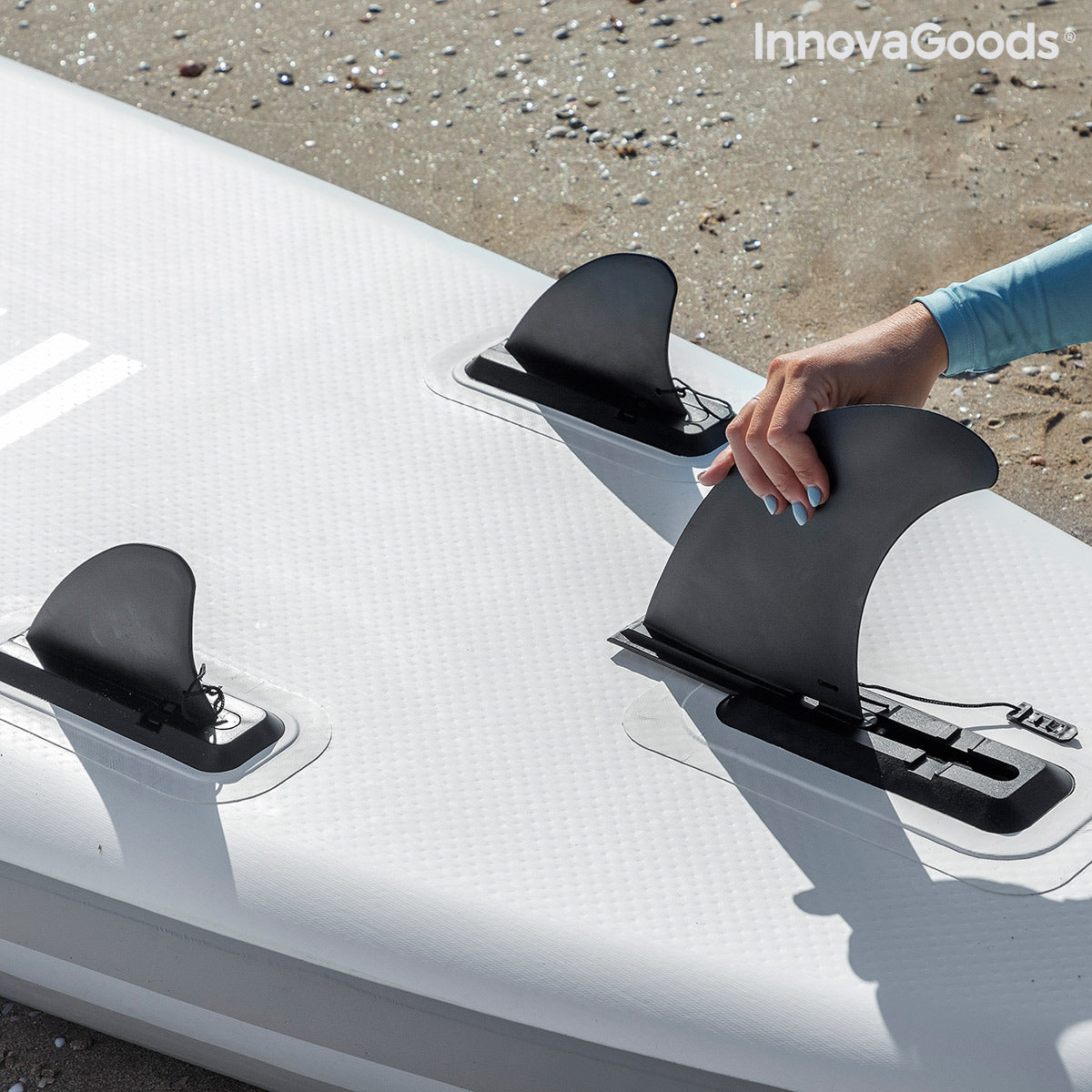 2 in 1 Aufblasbares Paddel-Board mit Sitz und Zubehör Kaddle InnovaGoods 10,5