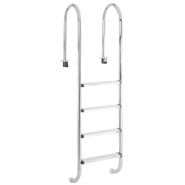 Schwimmbadleiter Edelstahl Poolleiter 4-stufig, schmale Ausführung