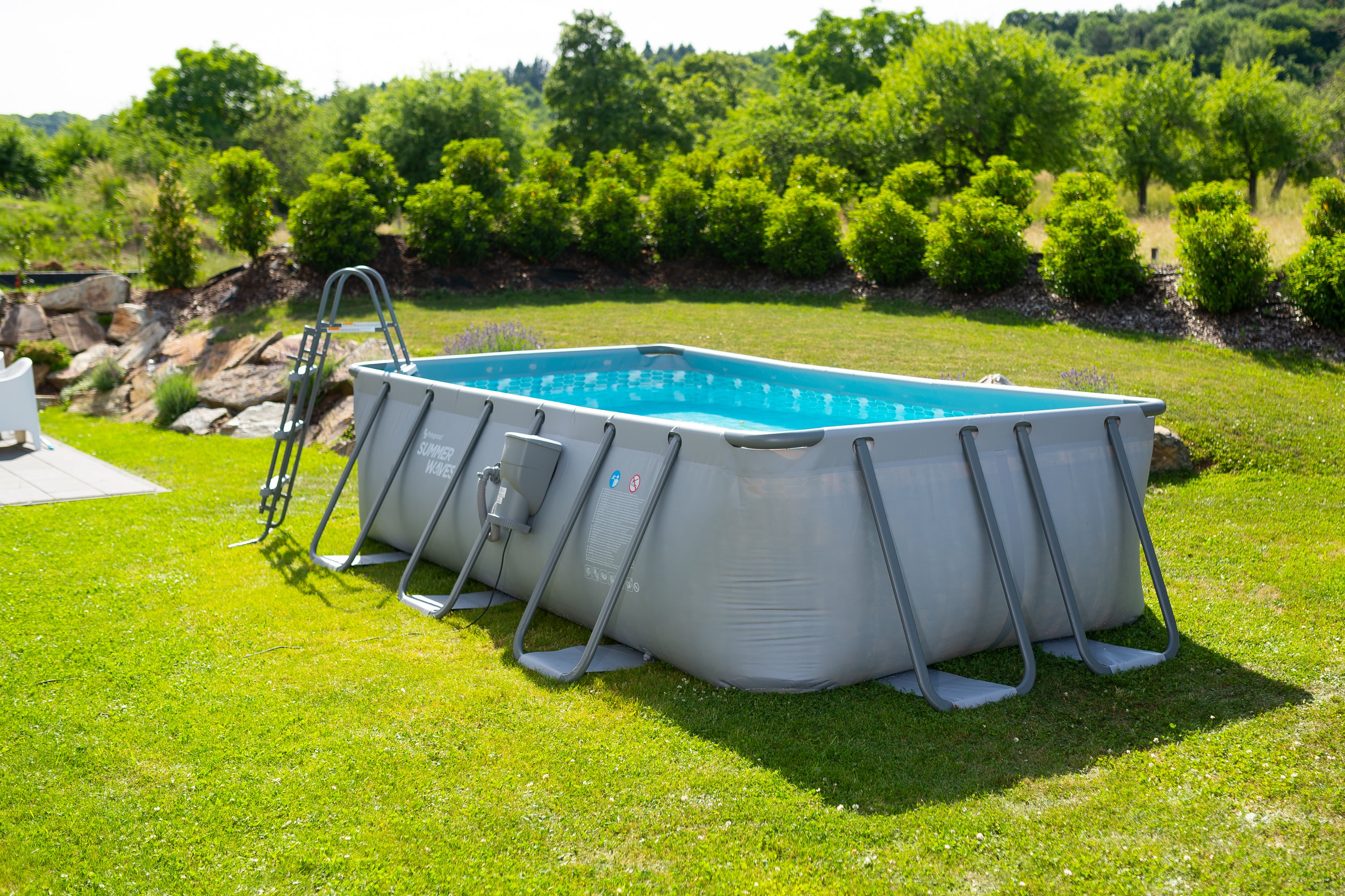 Summer Waves Elite Pool 400x200x100 cm Grau