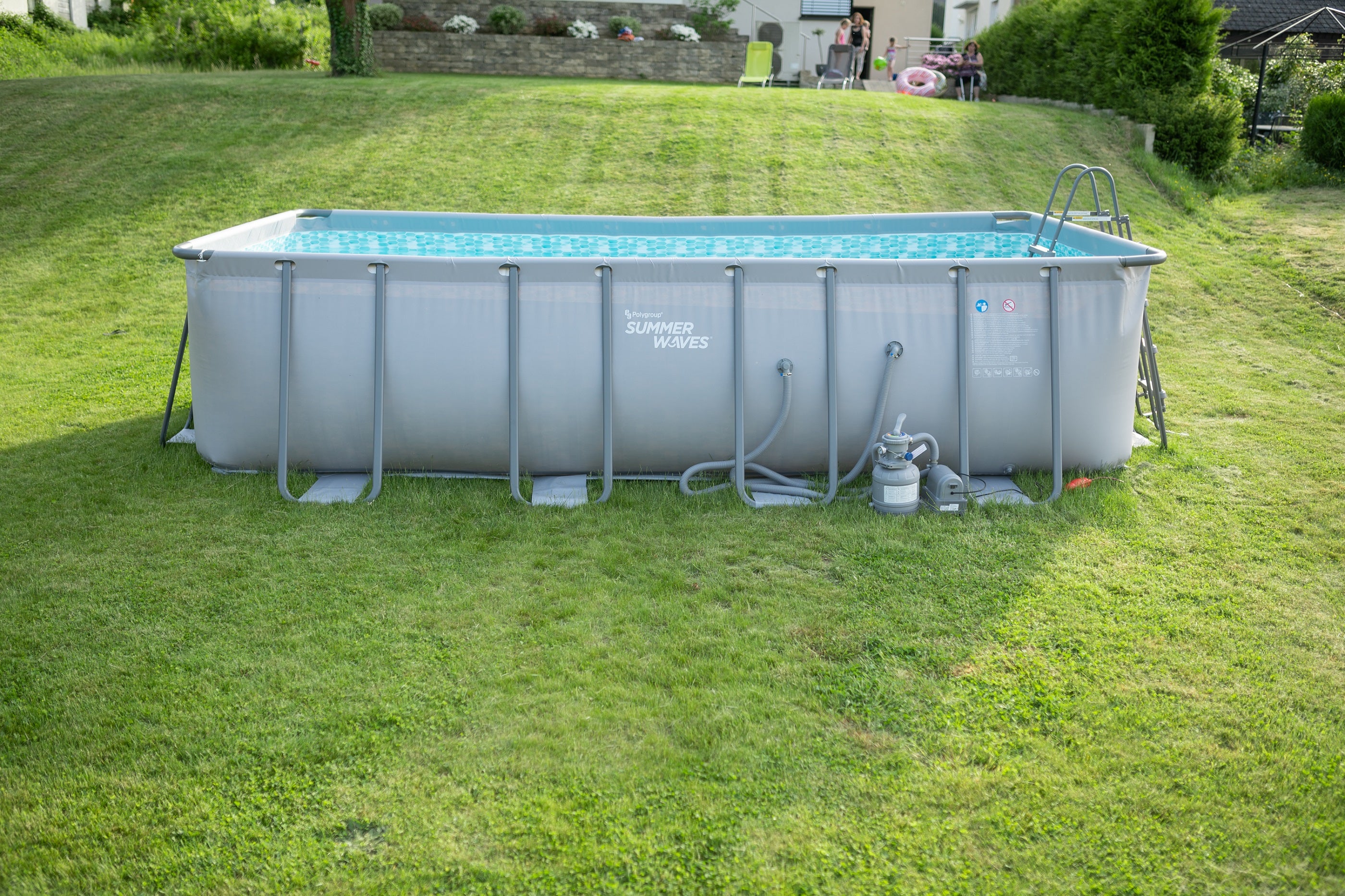 Summer Waves Elite Pool 549x274x132 cm anthrazit