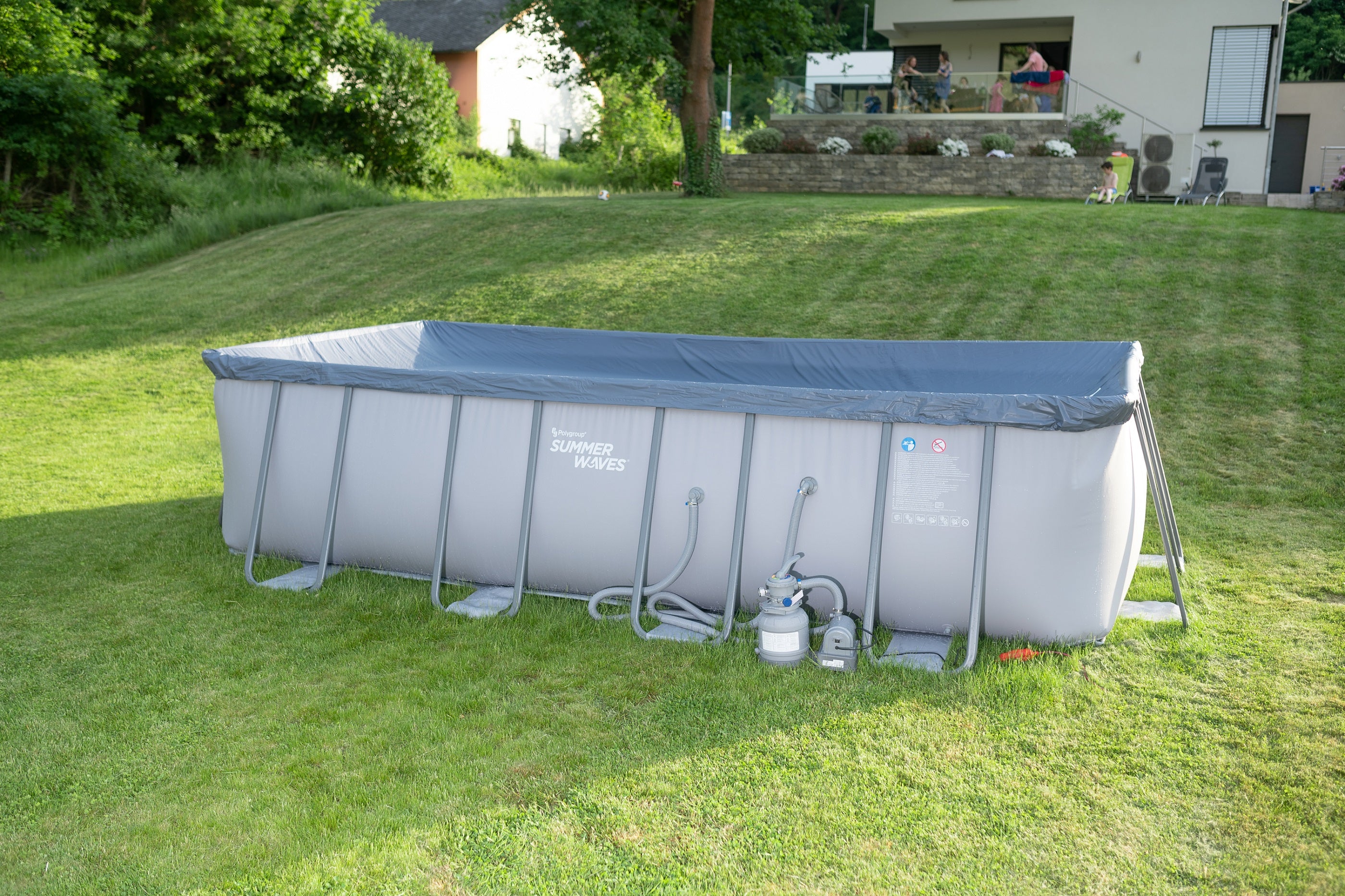 Summer Waves Elite Pool 549x274x132 cm anthrazit