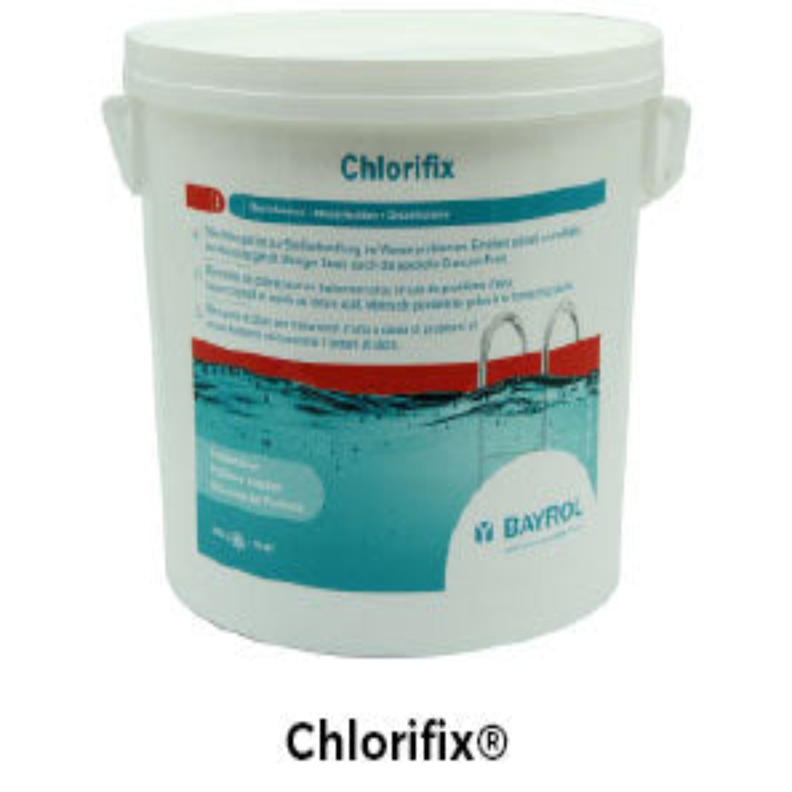 Eimer mit Chlorfix
