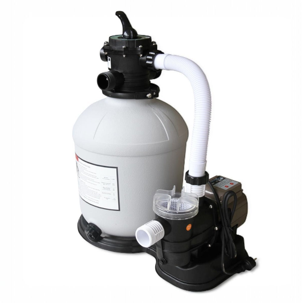 Sandfilteranlage mit Filterpumpe