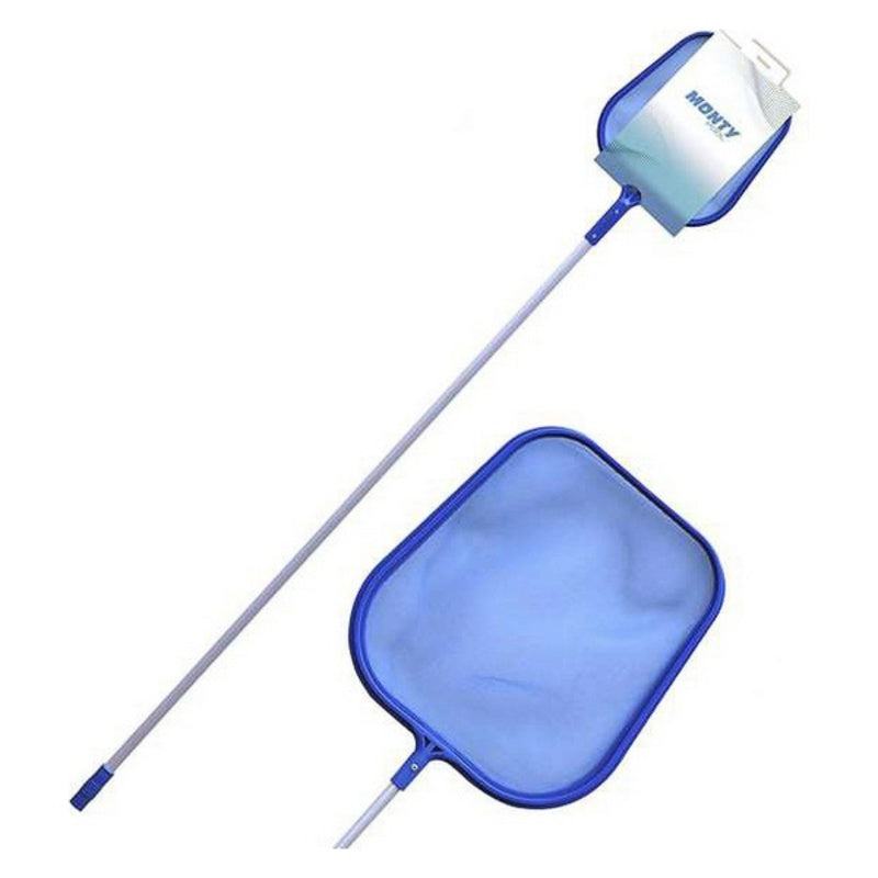 Stab mit Laubsammler für Pool Juinsa Blau Metall (185 Cm)