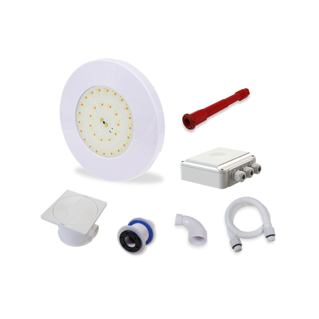 LED Unterwasser Scheinwerfer Set | DVM | RGB | Ø 100 mm | in versch. Ausführungen